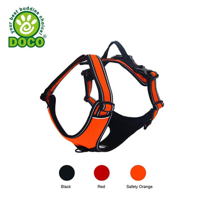 DOCO®VERTEX FRONT RANGE HARNESS - 3M Reflective - www.docopet.com